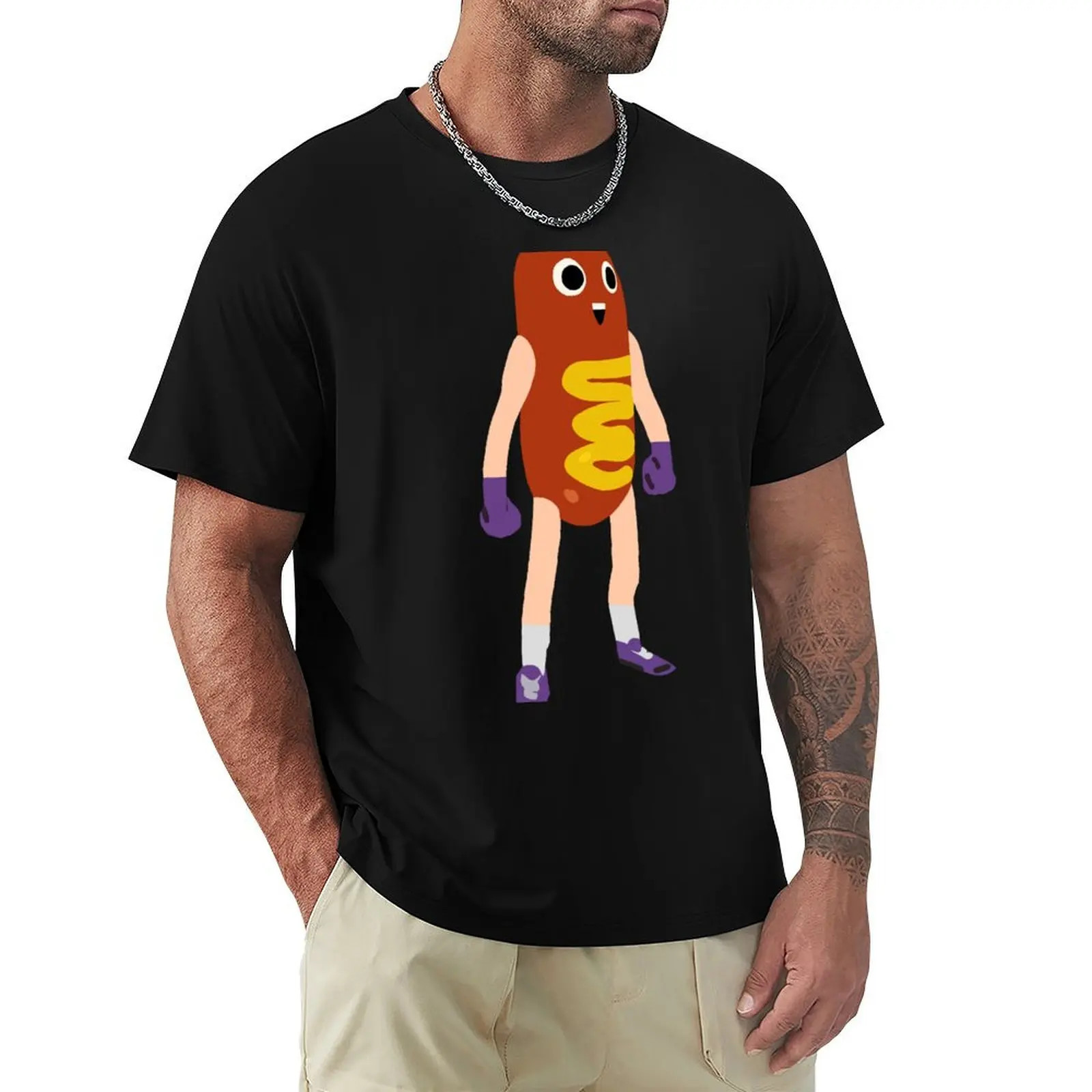 Life is Strange Hawt Dawg Man Fanart T-Shirt Large Size Short Sleeve T-Shirt