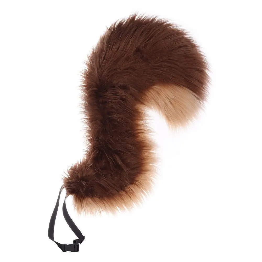 Simulation Plush Anti-gravity Squirrel Oversized Tail Cosplay Original Handmade Beast Tail Fox Plush Big Tail