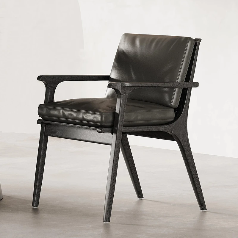 Modern Office Designer Dining Chairs Luxury Leather Conference Tables Dining Chairs Restaurant Minimalist Stoel Home Furniture
