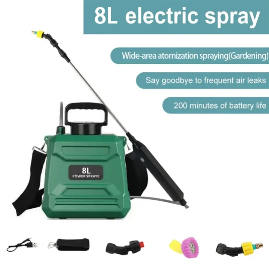 Electric Sprayer Portable Agricultural Sprayer for Home High-Pressure Pesticide Sprayer Garden Watering Flower Mist Machine