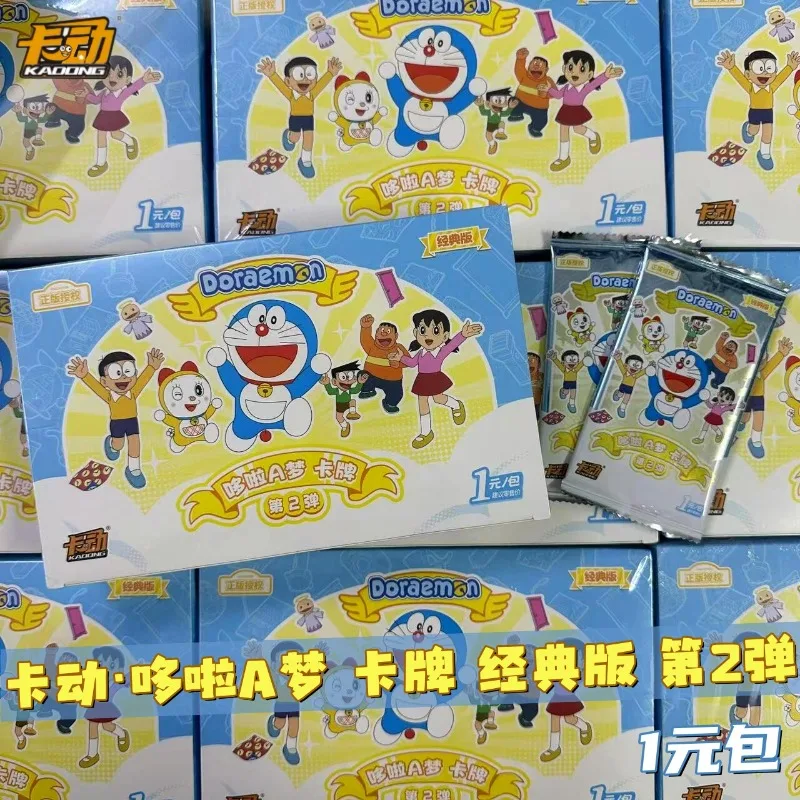 Original Anime Doraemon Collection Card Nobi Nobita Robot Cat Intimate Character Classics Joy Combination Card Favorite Gift Toy