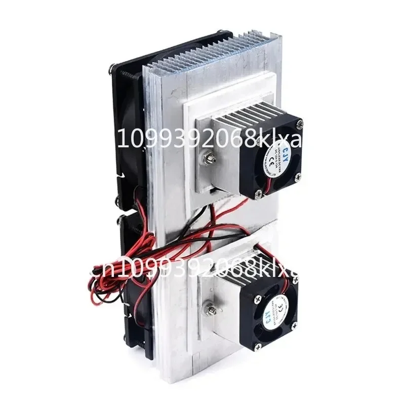 Dual core DIY cooling system Semiconductor refrigeration kit Thermoelectric Paltier incubator 12V