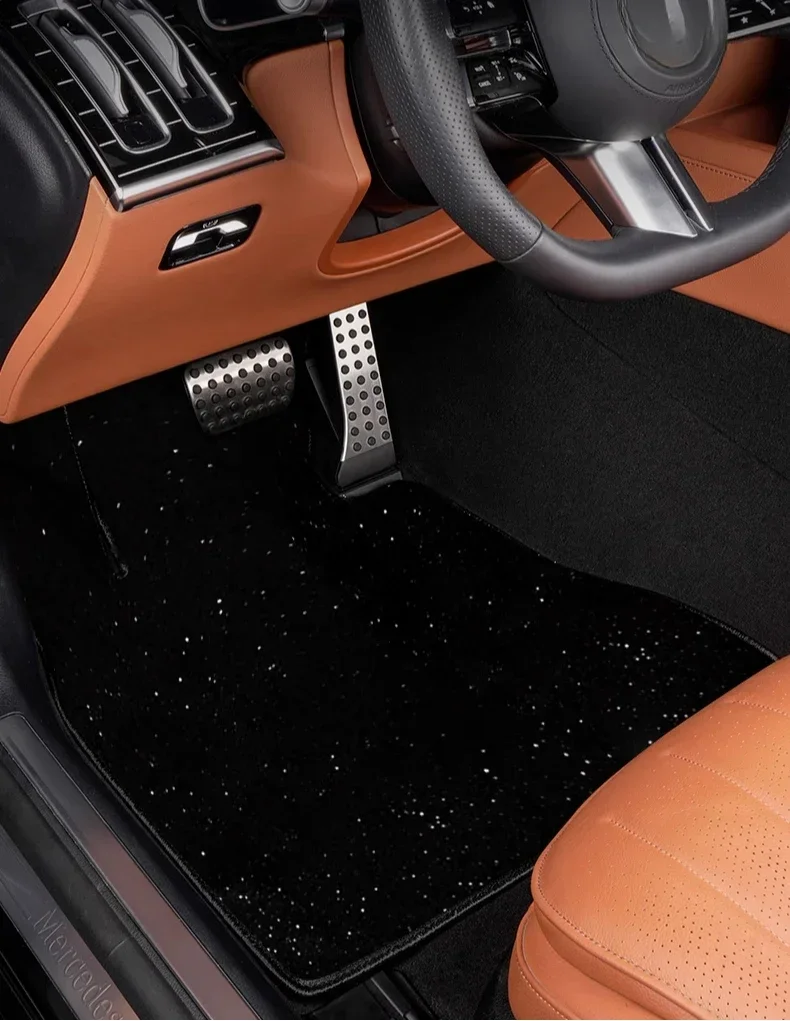 Star blanket floor mat imitation cashmere, plush thickened car floor mat carpet special