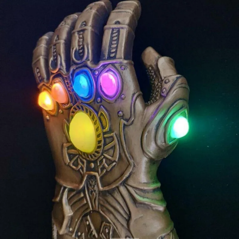 Le Cool Latex movie gloves with infinite light-up LED, adult and children's game costume props for arms view 3