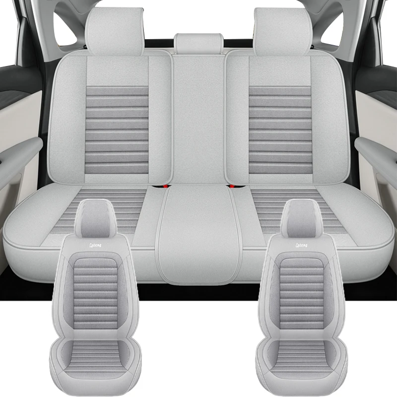 Universal Car Seat Covers For Nissan Tiida March Navara D40 Qashqai J11 Juke Leaf Kicks X Trail T32 teana J32 Auto Accessories