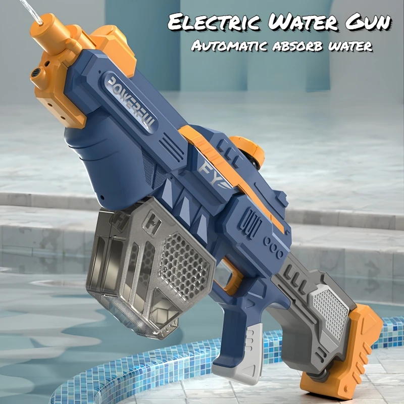 Electric Burst Water Gun for Children Automatic  Absorb Water Continuous Firing Summer Outdoor Pool Fight Games Water Guns Toys