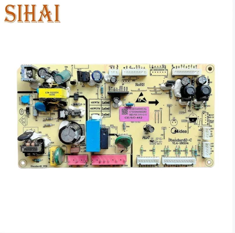 تستخدم للوحة تحكم الثلاجة ميديا CE-BCD482WE-SQ 17131000002282 لوحة دوائر الثلاجة