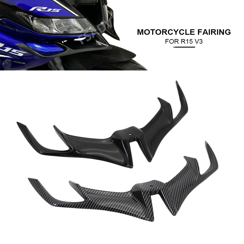 Motorcycle Accessories Front Fairing Winglet Wing Guard Cover For YAMAHA R15 V3 2017 2018 2019 2020 2021 For BAJAJ PULSAR RS200