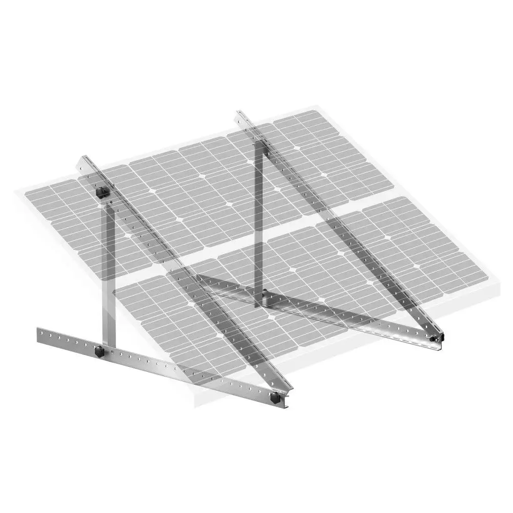 

50Inch Adjustable Solar Panel Mount Brackets 0 to 90 Degree Tilt Bracket Kit for Easy Installation