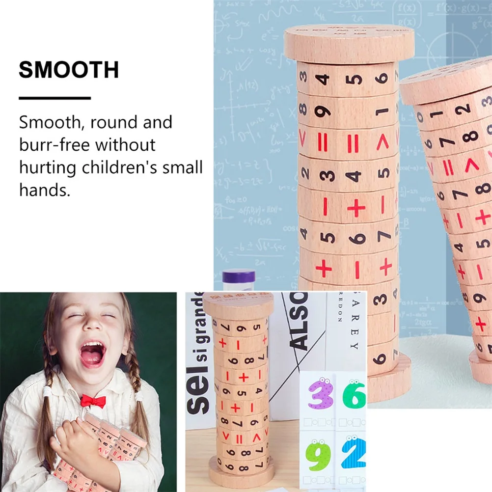 

Speed ​​calculator Teaching Aids Children's Math Calculation Toys Sports Wooden Tool Toddler Kids
