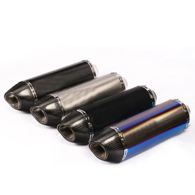 51MM Universal Carbon Fiber Moto Exhaust Muffler Pipe Escape For R1R3R25 GSXR750 Z900/1000 CBR1000 ETC R77 Exhaust