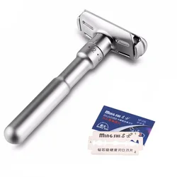 Adjustable Safety Razor Double Edge Classic Mens Shaving Mild 1-6 File Hair Removal Shaver