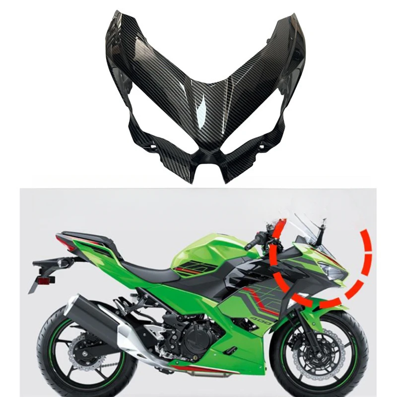 

Suitable for Kawasaki Ninja 400 2018-23 Motorcycle Front Head Cover Main Front Headlight Frame