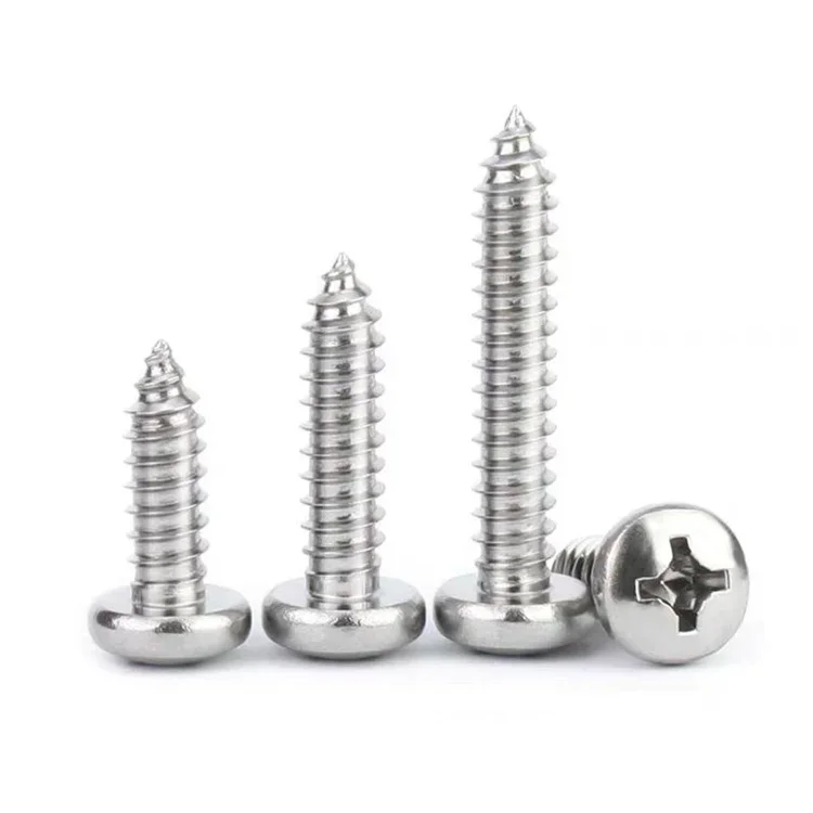 304 Stainless Steel Pan Head Self Tapping Screws