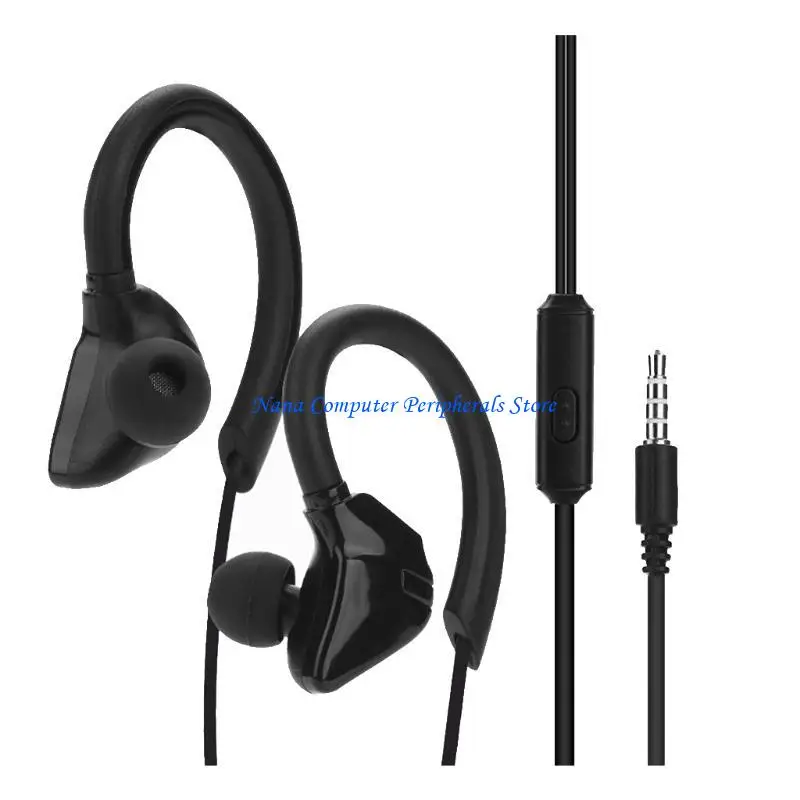 F68C Sport Running Earbuds with Microphone for Ideal for for Workout Gym Exerci