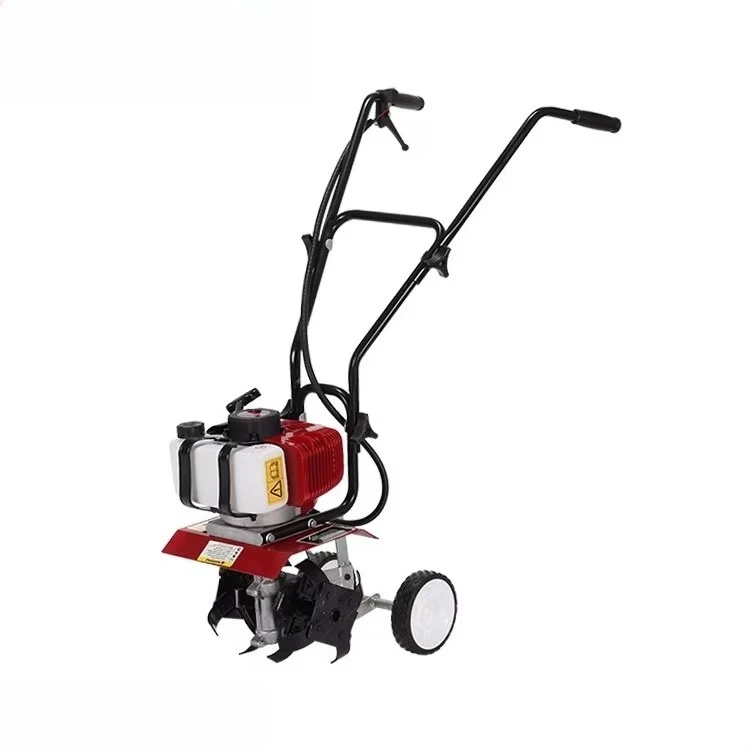 

52cc топливный 2-тактный мини-культиватор, садовый бензиновый роторный культиватор, прополка, мини-культиватор