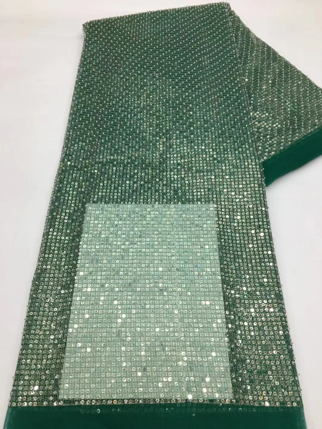

African Embroiderey Net Lace 2023High Quality Mesh Lace With Sequins Nigeria Tulle Lace Fabric For Party Dress AXX5622