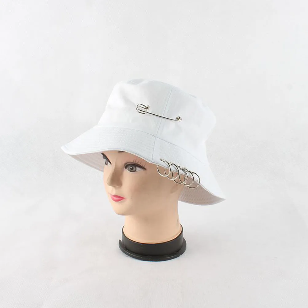 

Lightweight Unisex Bucket Sunshade Cap For Outdoor Activities 3 Colors Black White Pink Foldable Sun Hat For Men Women