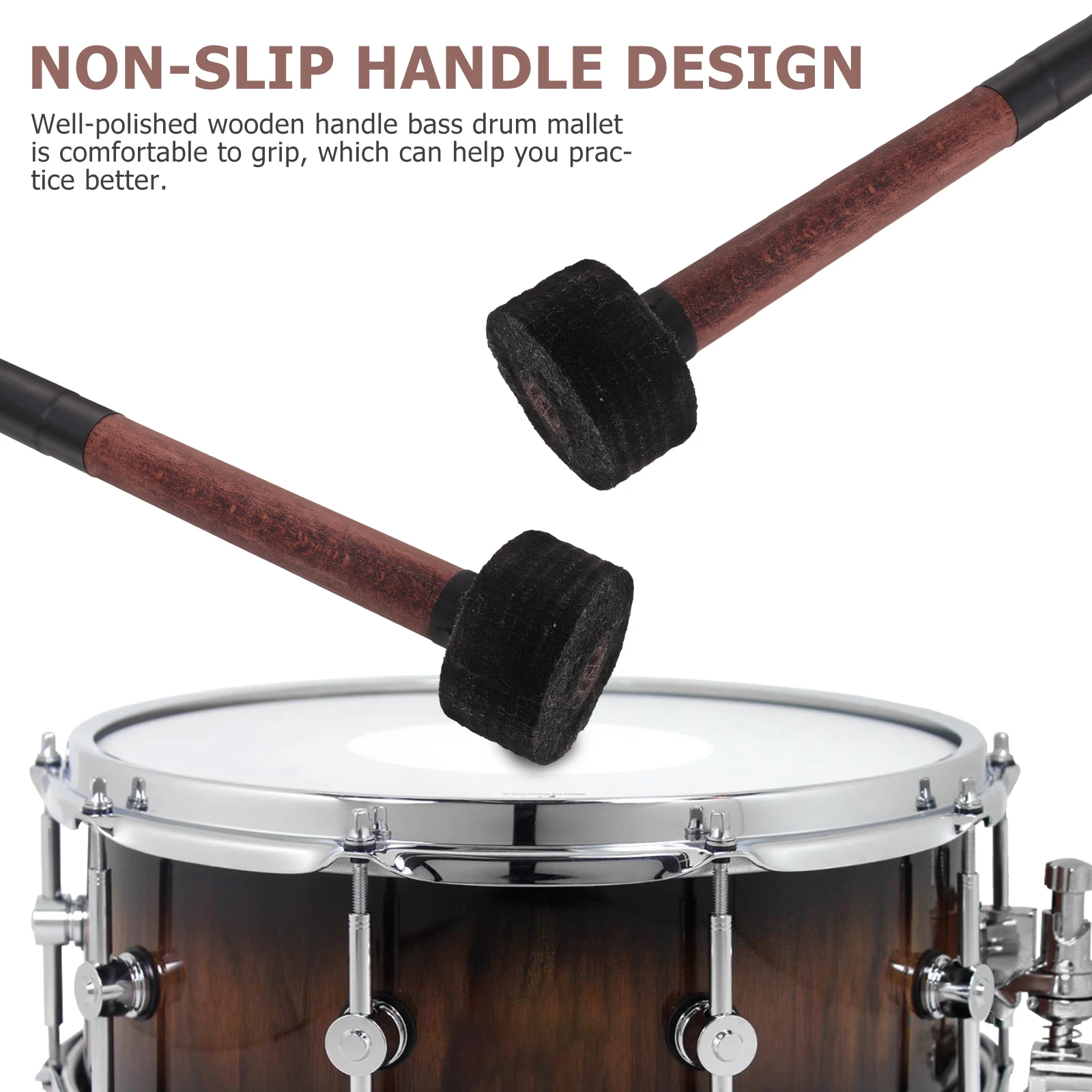 

Anti-slip Drum Stick Drumsticks Bass Percussion Instruments Single Kid Wood Child Snare Mallet Mallets Kids