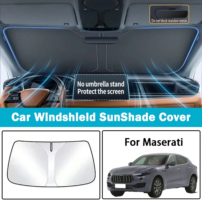 

For Maserati parasols, president Geberi Levante Grega car sunshades, sun protection and insulated front windshield parasols