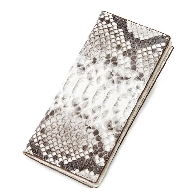 

hongqiangyin New python skin women wallet female bag female Long snake wallet Zipper women clutch bag