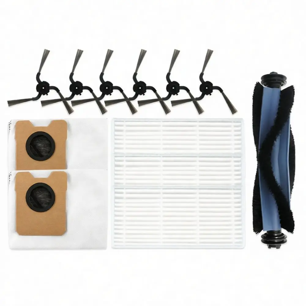 Vacuum Cleaner Parts For Eufy C10 Accessories Roller Brush Filter Side Brush Dust Bag Replacements Smart Home Appliance Kit