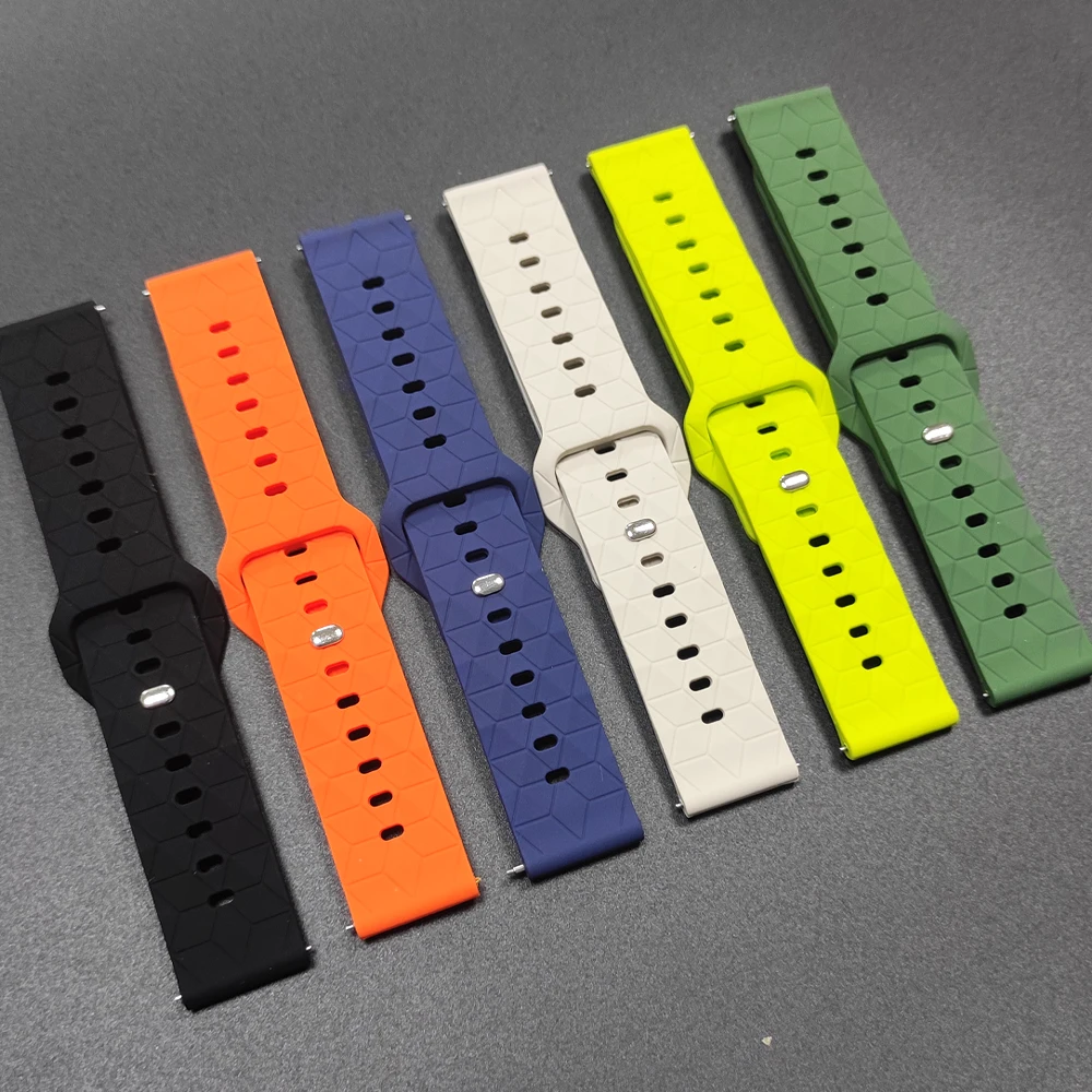 Strap For Huami Amazfit Bip 6 5 UNITY Silicone Sport Breathable Bracelet Amazfit BALANCE 2 GTR 4/3 Pro/2/2e/47mm Watch Band 22mm