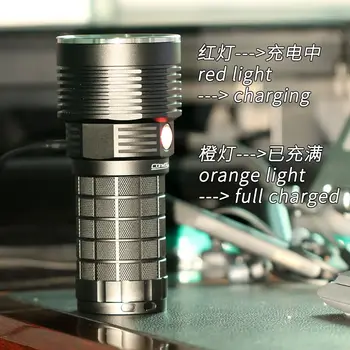 Convoy 4X18A LED 手電筒 高功率 SBT90.2 5400流明 可充電手電筒,使用 18650 電池,適用於自衛和露營 6 最佳銷售 sbt90.2 - №4