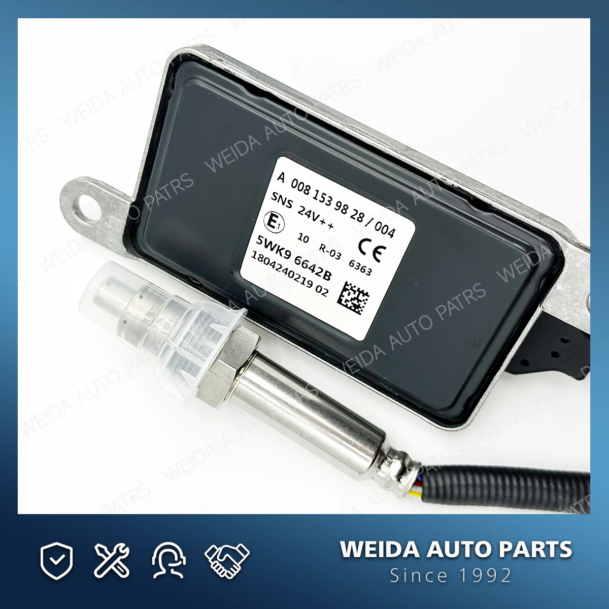 5WK96642B A0081539828 NOX Sensor Nitrogen Oxygen Sensor For Mercedes-Benz Actros Atego Truck