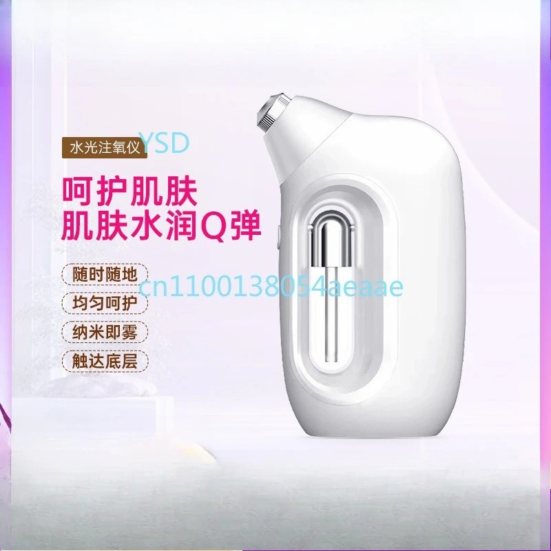 

Home Portable Handheld Hydra Oxygen Injector (High-Pressure Nano Spray Technology, Specialized Atomizer for Facial Hydration)
