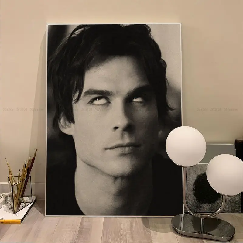 The Vampire Diaries Ian Somerhalde Classic Anime Poster Kraft Paper Prints And Posters Decor Art Wall Stickers