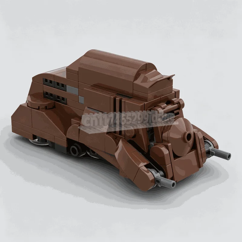 117PCS Futuristic Cargo Transport Vehicle Building Blocks Removable Storage Rack Creative DIY Assembly Model Festival GiftS Toy