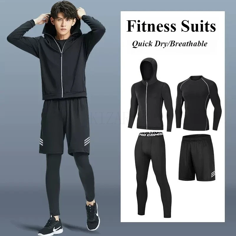 

Мужские комплекты, утренний костюм для фитнеса, быстросохнущие плавки из ледяного шелка, велосипедные плотные боди, спортивная одежда с круглым вырезом, одежда для мужчин