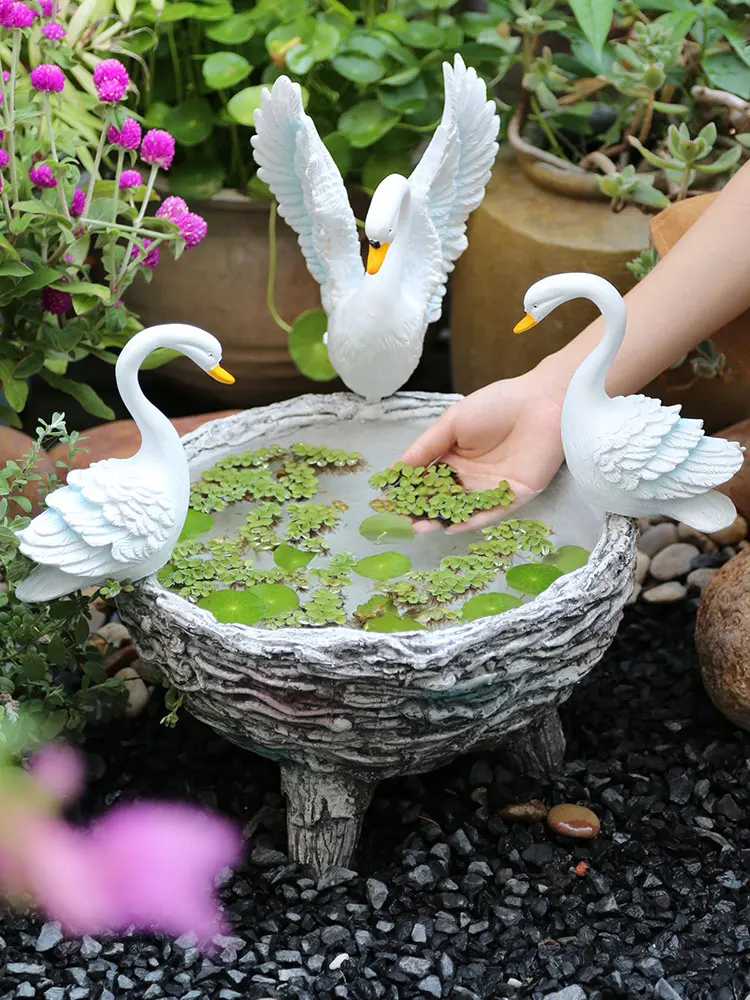 Large Copper Coin Grass Flower Pot Hydroponic Green Ivy Lotus Bowl Daffodil Flower Courtyard Balcony Home Villa Garden Decora...