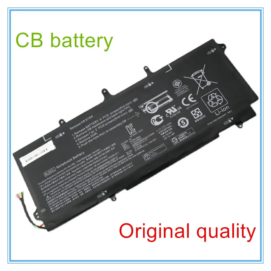 Original Laptop Battery for  BL06042XL BL06XL HSTNN-DB5D HSTNN-W02C 722236-171 722236-2C1