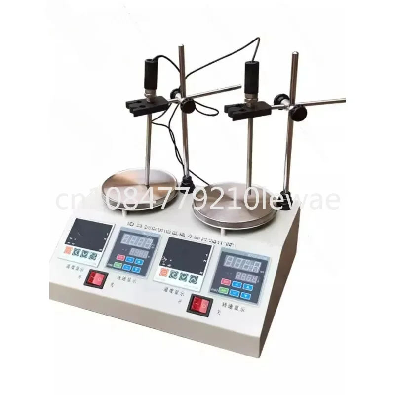 display temperature control laboratory single head multi-head quadruple six-connection asynchronous magnetic heating stirrer