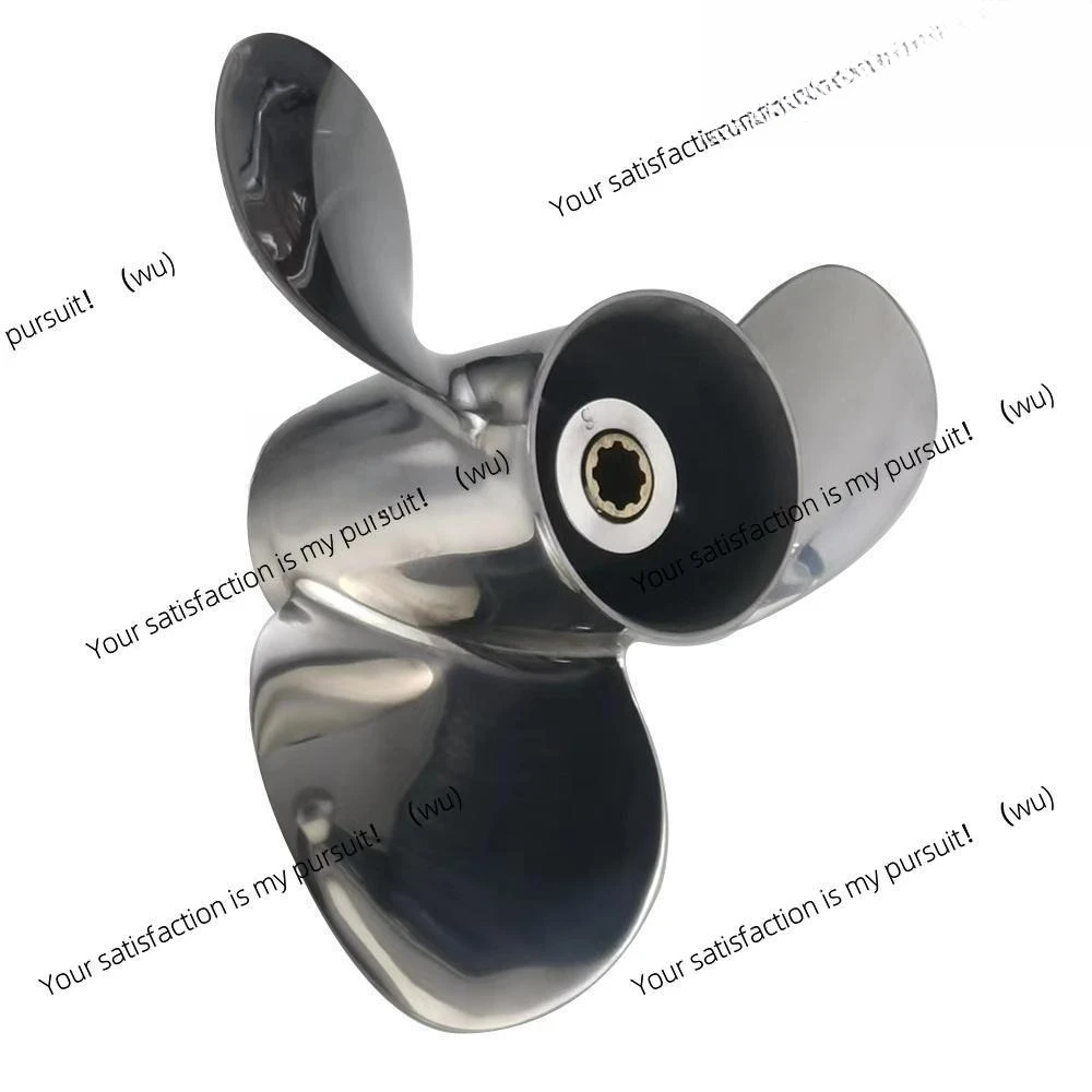 Stainless steel propeller, high strength precision casting, suitable for Yamaha 9.9-20 horsepower!