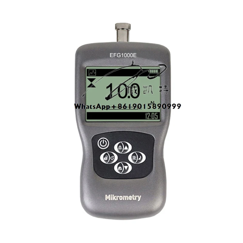 Digital Force Gauge 1000N Push Pull Gauge 1000N/100kg/220lb/3500oz Force Meter Tension and Compression Load Destructive Tests