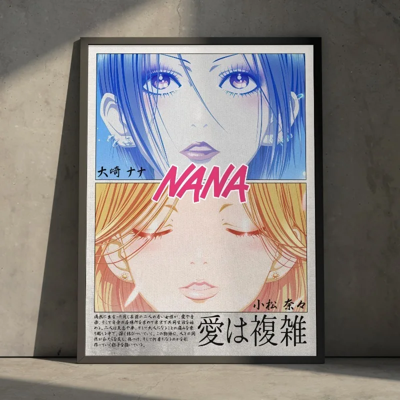 Japanese Vintage 90s Classic Manga Poster Perfect Blue Miyamoto Musashi Akira Canvas Painting Comic Wall Art for Room Home Decor