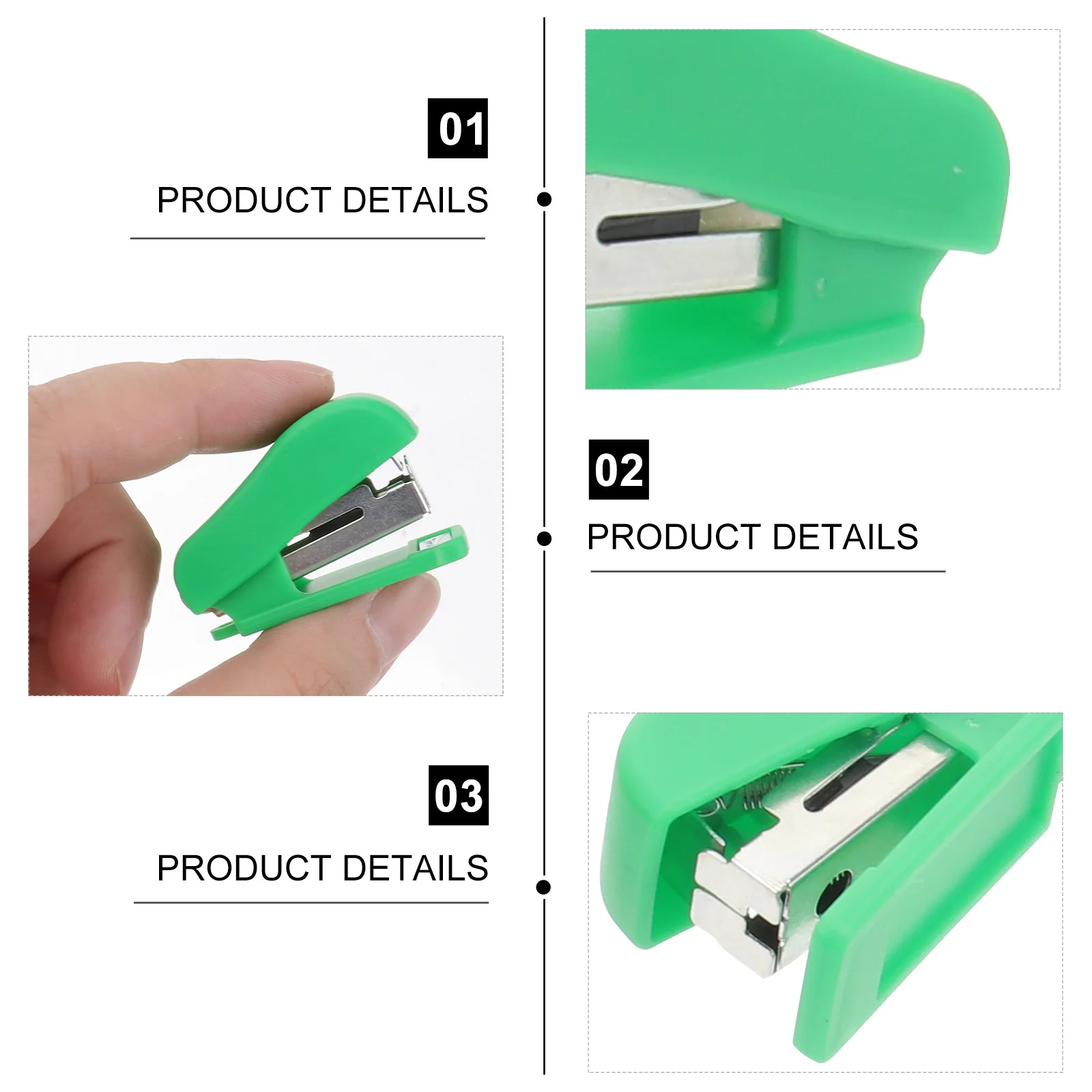 

4Pcs Mini Stapler Creative Shape Desktop Stapler Child Friendly Compact Size for School Office Home Stationery Needs