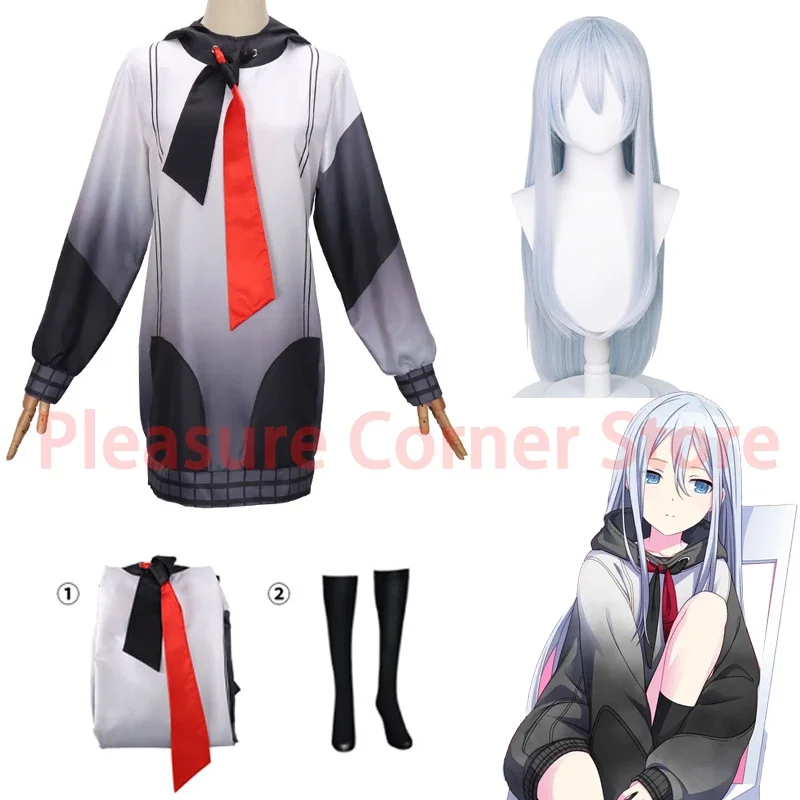 Yoisaki Kanade kostum Cosplay proyek Anime SEKAI warna-warni panggung! Yoisaki Kanade kostum wig tahan panas
