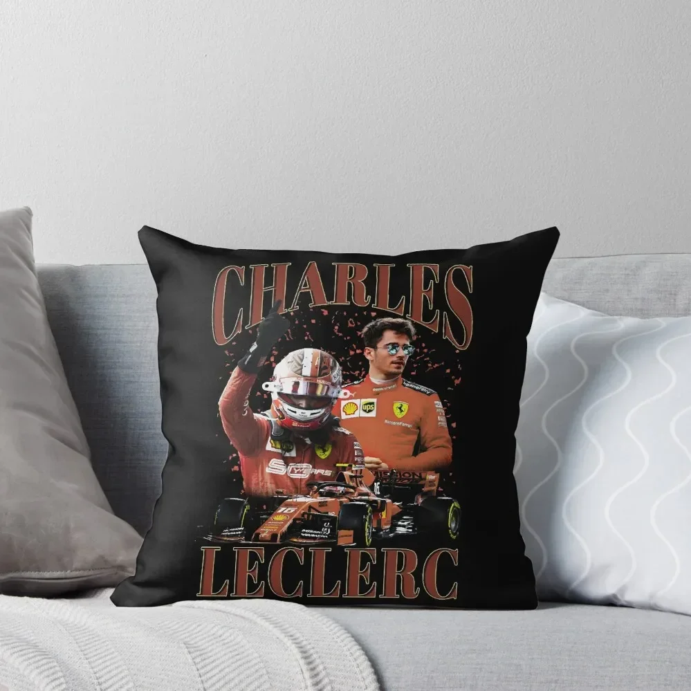 Charles Leclerc Victory Throw Pillow Luxury Sofa Cushions Custom Cushion autumn pillowcase Cushion Cover Set pillow