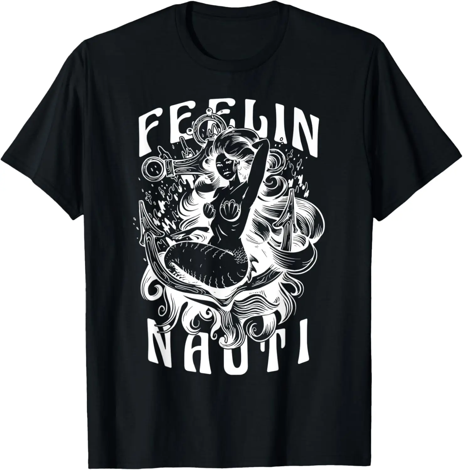 

Feelin Nauti - Sailing Yacht Boat Pontoon Summer and Beach T-Shirt