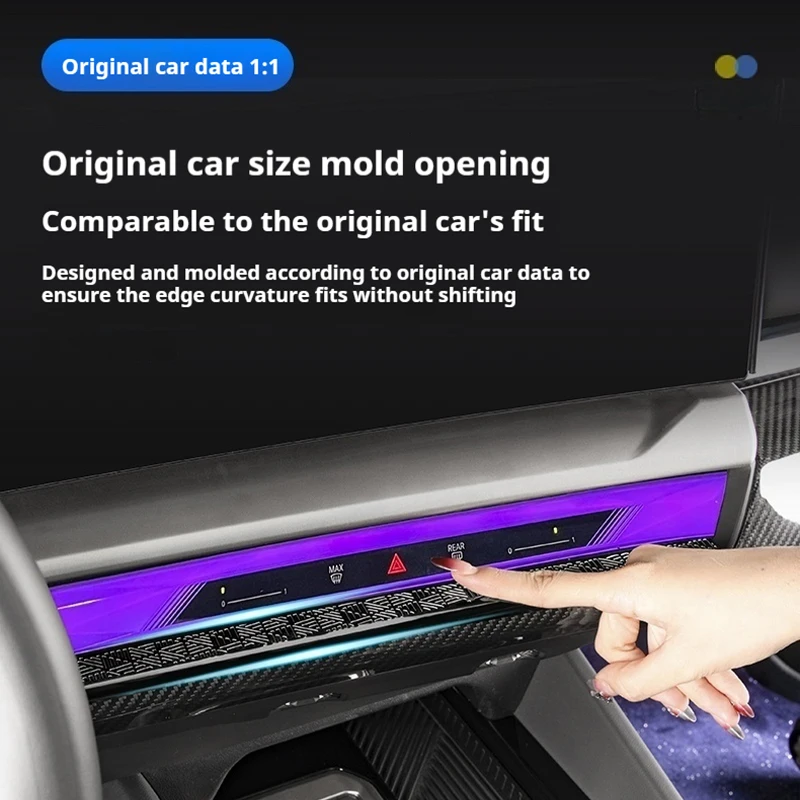 التحكم المركزي منفذ الهواء تكييف الهواء الغطاء الواقي الملحقات لسيارات BMW 5 Series i5 G60 2024-2025 الملحقات الداخلية