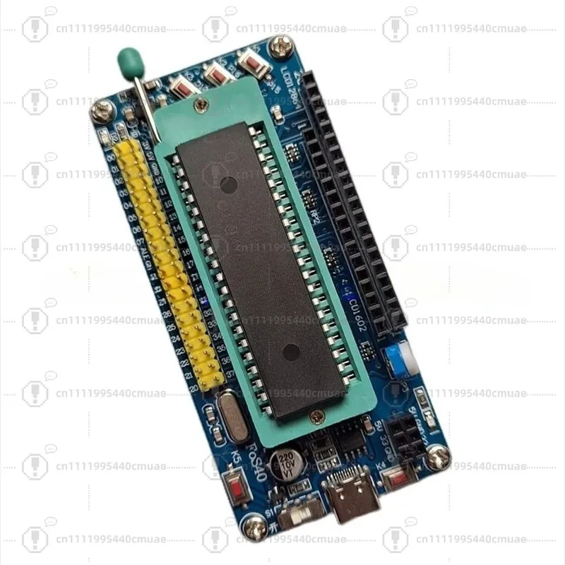 51-the-smallest-system-board-of-the-single-chip-microcomputer-stc89c52rc-supports-usb-download-with-lcd1602-12864-interface