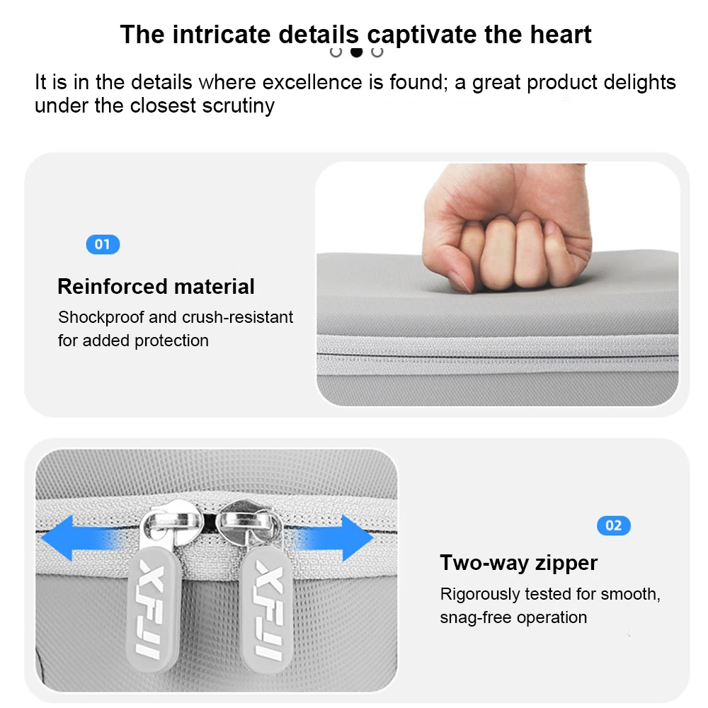 DJI NEO2 드론 액세서리용 휴대용 여행용 보관 가방 - DJI NEO 2 장비를 쉽게 운반할 수 있는 내구성 있는 가방