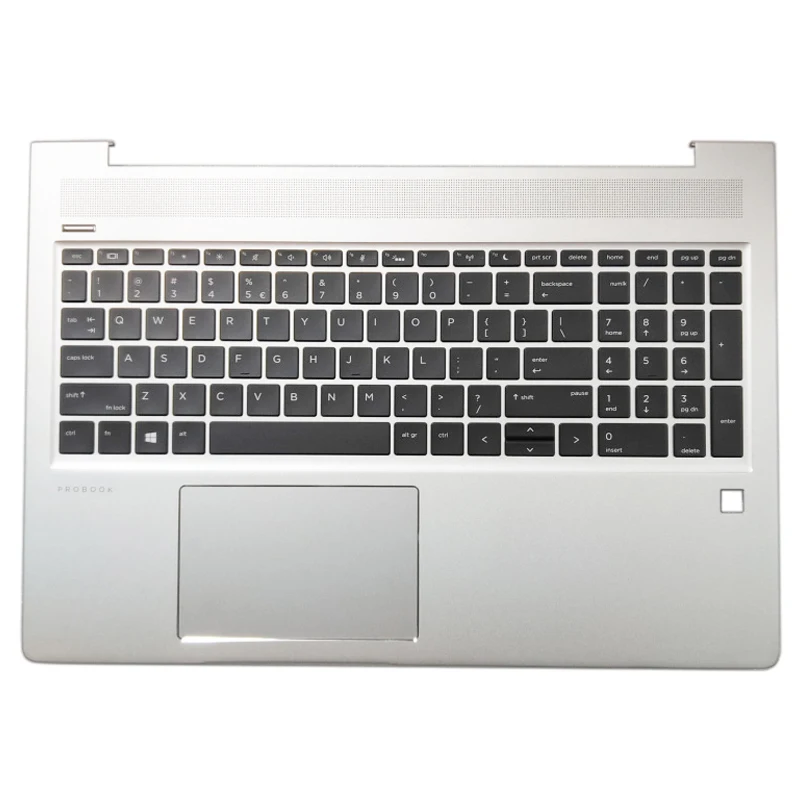 HP Probook 450 G6 G7 455R X8K ZHAN66 15 G2 G3 노트북용, US, FR, SP, LA, GR 백라이트 키보드, 팜레스트 상단 커버, 터치 패드