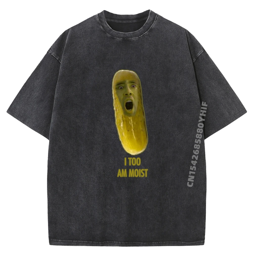 

Leisure Printed Tshirt Picolas Cotton Graphic Tees Mens Funny Shirts For Men Outdoor Washed Clothes Funny Gifts
