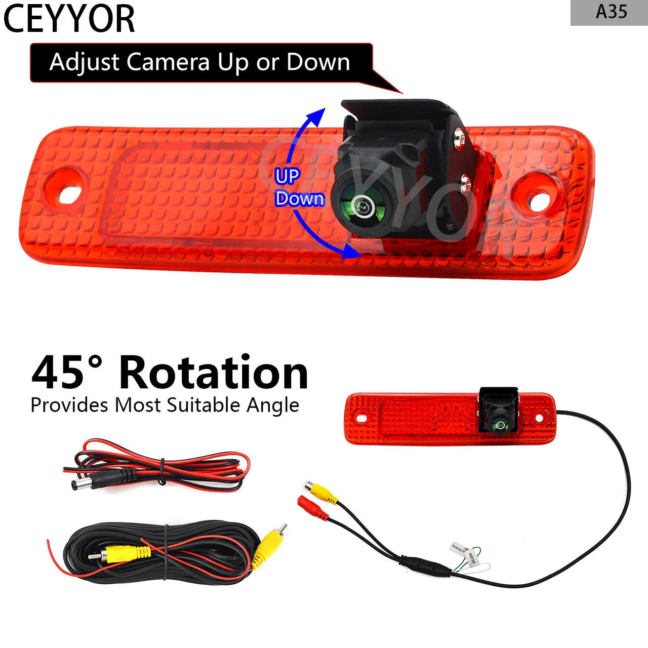 

An Car Brake Light Reversing Camera for Ford Transit MK7 2006-2013 Dual Signal Switching Waterproof Rear View Reverse Camera