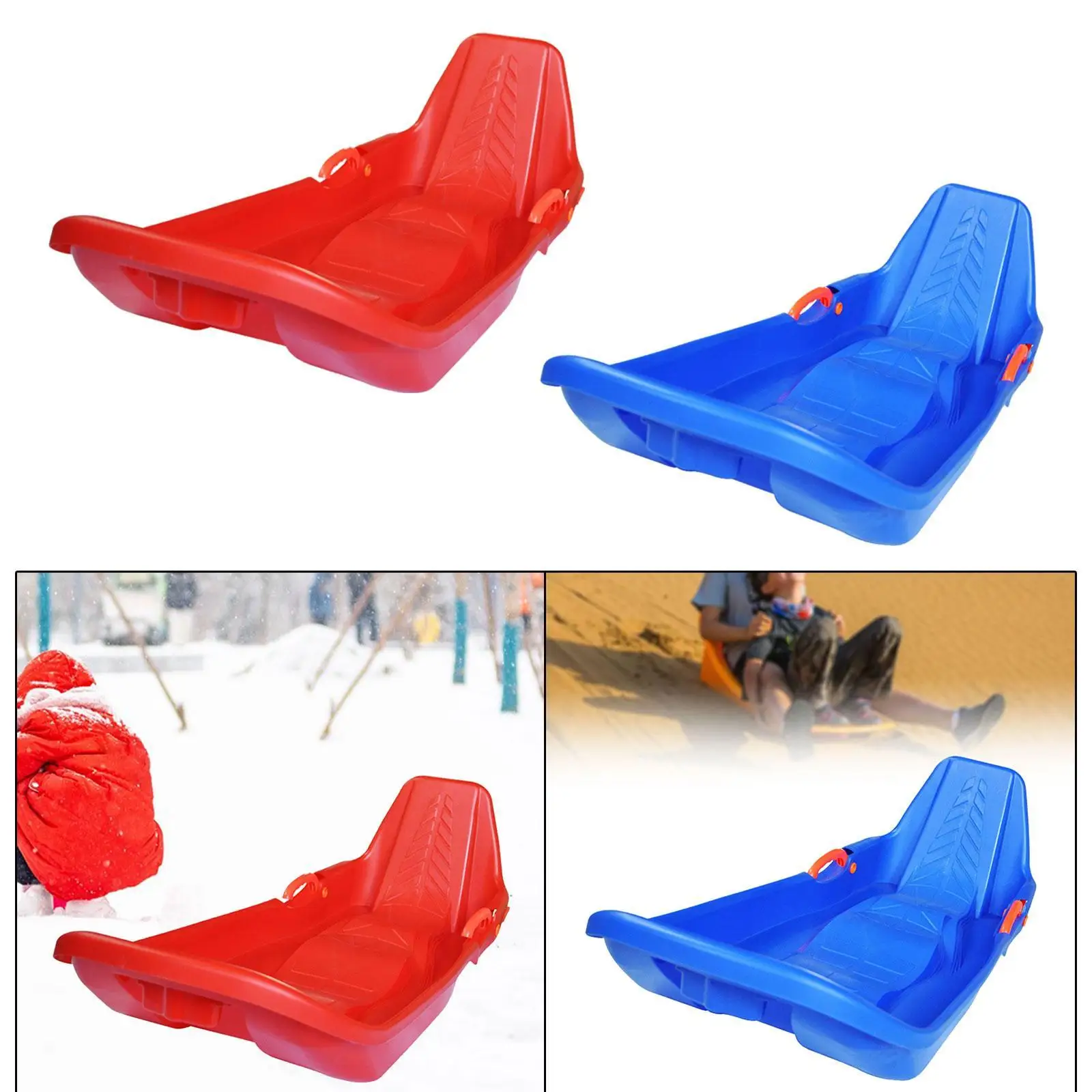 토보간 썰매 잔디 슬라이딩 보드, 튼튼한 눈 썰매, 두꺼운 모래